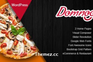 Domnoo v1.35 – 披萨和餐厅WordPress主题