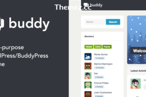 Buddy v2.22.3 – 多用途 WordPress/BuddyPress 主题