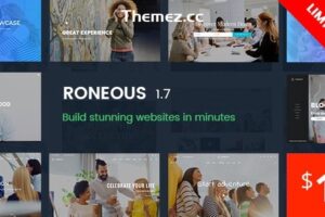 Roneous v1.9.9 – 创意多用途WordPress主题