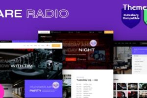 Rare Radio v1.0.11 – 在线音乐广播电台和播客的WordPress主题