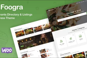 Foogra v1.0.15 – 餐厅目录和列表WordPress主题