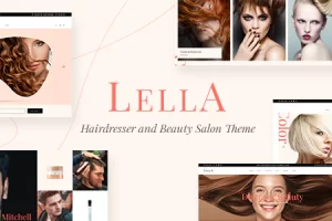Lella v1.2 – 美发师和美容沙龙主题