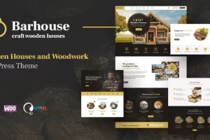 Barhouse v1.1.6 – 木屋建筑和木工 WordPress 主题