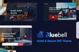 Bluebell v1.3 – 酒店和度假村 WordPress 主题