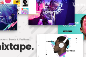 Mixtape v2.1 – 适用于艺术家、乐队和音乐节的音乐主题