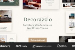 Decorazzio v1.0.8 – 室内设计和家具商店的WordPress主题