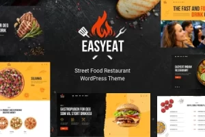 EasyEat v1.0 – 街头美食餐厅 WordPress 主题