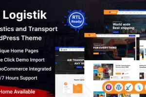 Logistik v1.0.0 – 运输与物流 WordPress 主题