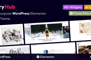 StoryHub v1.0.2 – 多用途 WordPress Elementor 博客主题