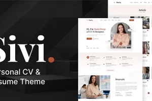 Sivi v1.1 – 个人简历/简历主题