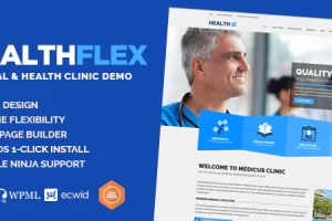 HEALTHFLEX v2.7.4 – 医疗健康 WordPress 主题