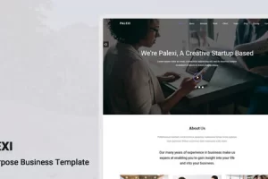 Palexi – 单页HTML5模板