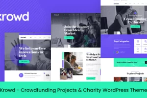 Krowd v1.3.0 – 众筹和慈善 WordPress 主题