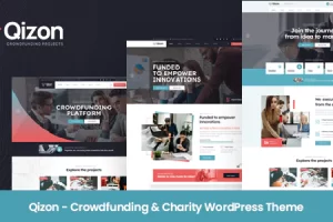 Qizon v1.0.1 – 众筹和慈善 WordPress 主题