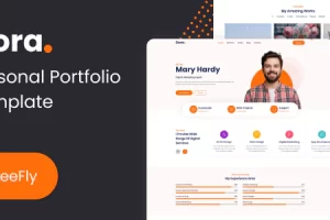 Dora v1.0 – 个人作品集 WordPress 主题