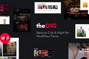 The Gig v1.9.0 – 单口俱乐部和夜间酒吧 WordPress 主题