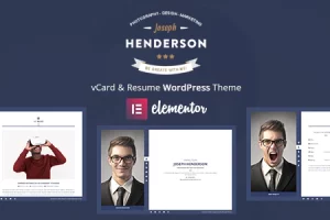 Henderson v3.0.0 – vCard 和简历 WordPress 主题