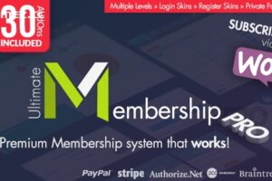 Ultimate Membership Pro WordPress Plugin v11.9