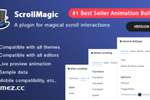 Scroll Magic v5.0 – 滚动动画生成器插件