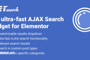 JetSearch v3.1.0 – 适用于 Elementor 的 AJAX 搜索小部件