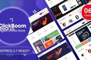 ClickBoom v1.6.18 – 数字商店 WooCommerce WordPress 主题