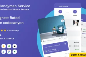 Handyman Service v9.1.0 – Flutter 点播家庭服务应用程序，具有完整的解决方案