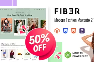 Fiber v1.1.0 – 现代时尚商店 Magento 2 主题