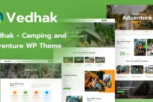 Vedhak v1.0 – 露营和冒险 WordPress 主题