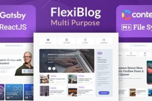 FlexiBlog v4.0.0 – React Gatsby 多功能博客主题