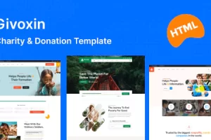 Givoxin – 筹款和慈善 HTML 模板