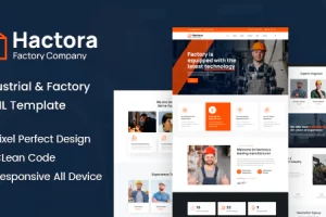 Hactora – 工业和工厂 HTML 模板