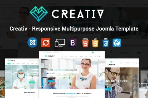 Creativ v2.0 – 响应式多用途 Joomla 模板