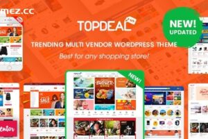 TopDeal v2.3.8 – 多供应商市场 Elementor WooCommerce WordPress 主题