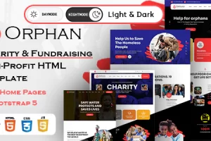 Orphan – 慈善和筹款非营利 HTML 模板
