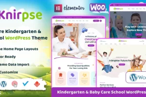Knirpse v1.2 – 幼儿园和婴儿护理WordPress主题