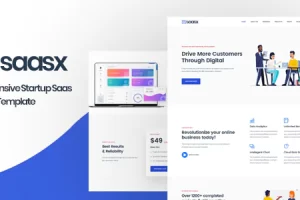 SaasX – Saas 启动 HTML 模板