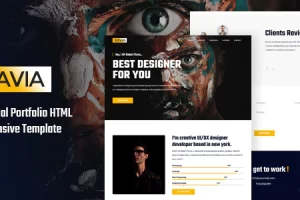 Xavia – 作品集 HTML 模板