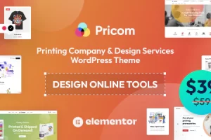 Pricom v1.3.9 – 印刷公司和设计服务 WordPress 主题