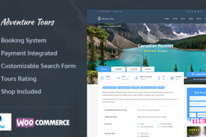Adventure Tours v4.2.9 – WordPress旅游主题