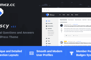 Discy v5.5.9 – 社交问答 WordPress 主题