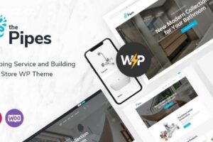 The Pipes v1.6.0 – 管道服务和建筑工具商店 WordPress 主题
