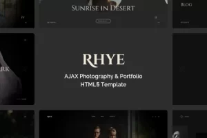 Rhye – AJAX 作品集 HTML5 模板