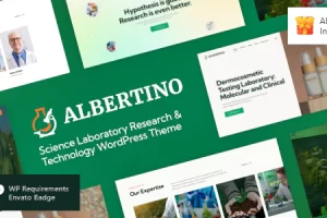 Albertino v2.11 – 科学实验室研究与技术 WordPress 主题