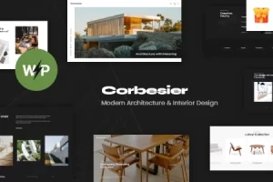 Corbesier v1.9 – 现代建筑和室内设计 WordPress 主题