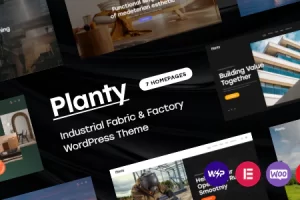 Planty v1.11 – 工业织物和工厂 WordPress 主题