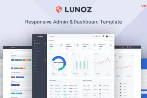 Lunoz – 管理和仪表板模板