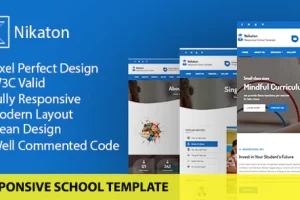 Nekaton – 响应式学校和幼儿园模板