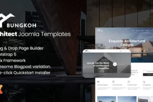 Bungkoh v1.0 – 适合建筑师和室内设计师的现代 Joomla 模板