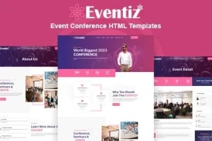 Eventiz – 活动会议 HTML 模板