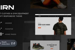 AIRN – 运动服装和健身器材 Shopify 2.0 主题